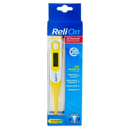 ReliOn 20 Second Digital Thermometer - Walmart.com