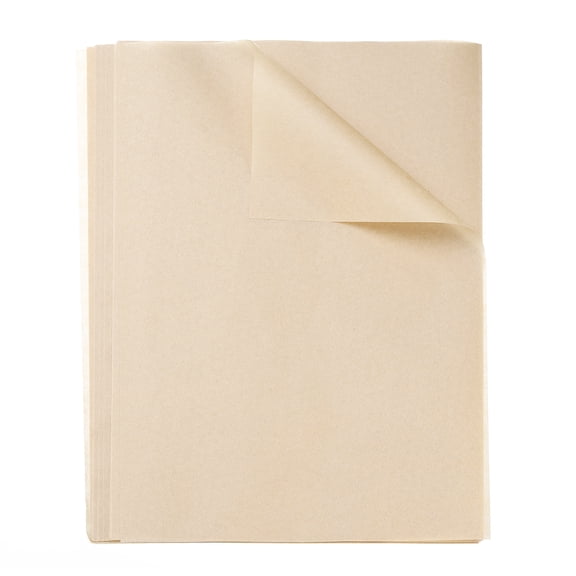 Uxcell 100pcs Square Wax Paper Sheets 11.81" x 9.84" for Sandwich Baking Paper, Wood Color