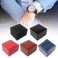 thumbnail image 2 of Wmool Single Watch Gift Box with Pillow PU Leather Wristwatch Display Case G6, 2 of 8