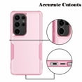 thumbnail image 5 of For Samsung Galaxy S25 Plus 5G Case，Sturdy Durable Cover Cute Bumper Case for Samsung Galaxy S25 Plus 5G，Njjex Military Grade Protection Dual Layer Shockproof Heavy Duty Rugged Phone Case - Pink, 5 of 6