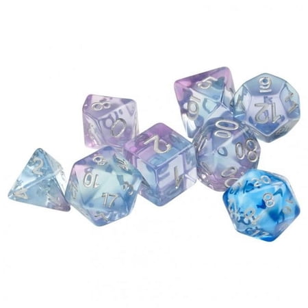 Sirius Dice SDZ000404 Polyroller Dice with Silver Numbers - 7 Piece price history on PriceWatchPro