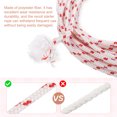 thumbnail image 4 of Corde de Démarrage à Rappel avec Poignée, 4.5mm Dia 100m 328 Pieds Corde de Traction en Polyester, Rouge et Blanc, 4 of 7