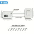 thumbnail image 3 of 1pc Refrigerator Fridge Freezer Door Lock With Password, Child Proof Refrigerator Door Lock For Kitchen Refrigerator, 3 of 5