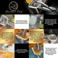 thumbnail image 4 of Gourmet Easy - Stainless Steel Lemon Squeezer, Heavy-Duty Orange Juicer, Durable Hand Press Citrus Juicer, Portable Lime Squeezer, Rust-Free, Easy to Clean, Ideal for Kitchen & Bar, 4 of 9