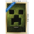 thumbnail image 3 of A Minecraft Movie - Creeper Teaser One Sheet Wall Poster, 14.725" x 22.375" Framed, 3 of 5