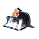 thumbnail image 4 of Sombrero de bombero para niños, casco de bombero, accesorio de disfraz para niño y niña, sombrero de bombero, accesorio de cosplay para niños, gorra Negro, 4 of 8