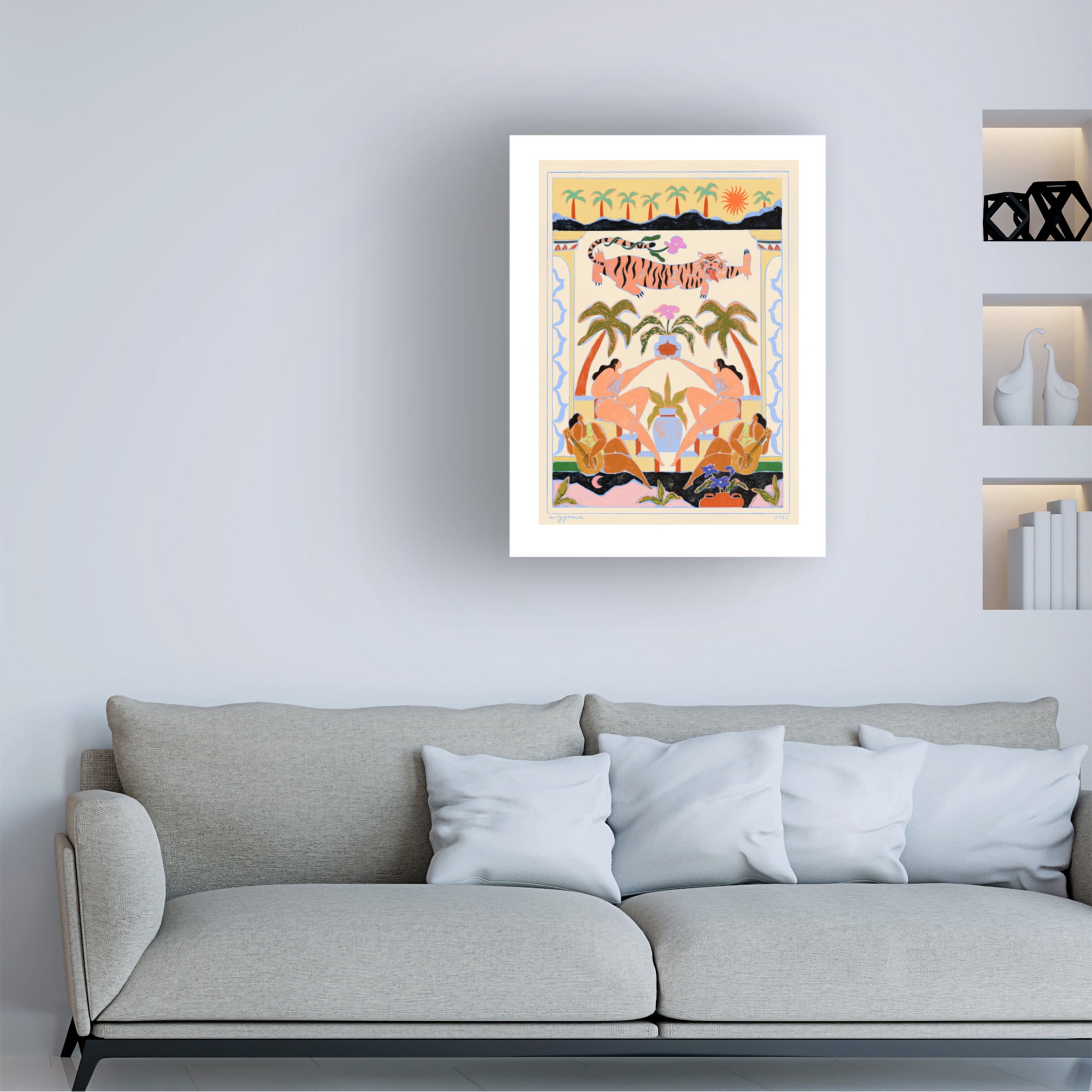 Trademark Fine Art Arty Guava Tropicana Canvas Wall Art