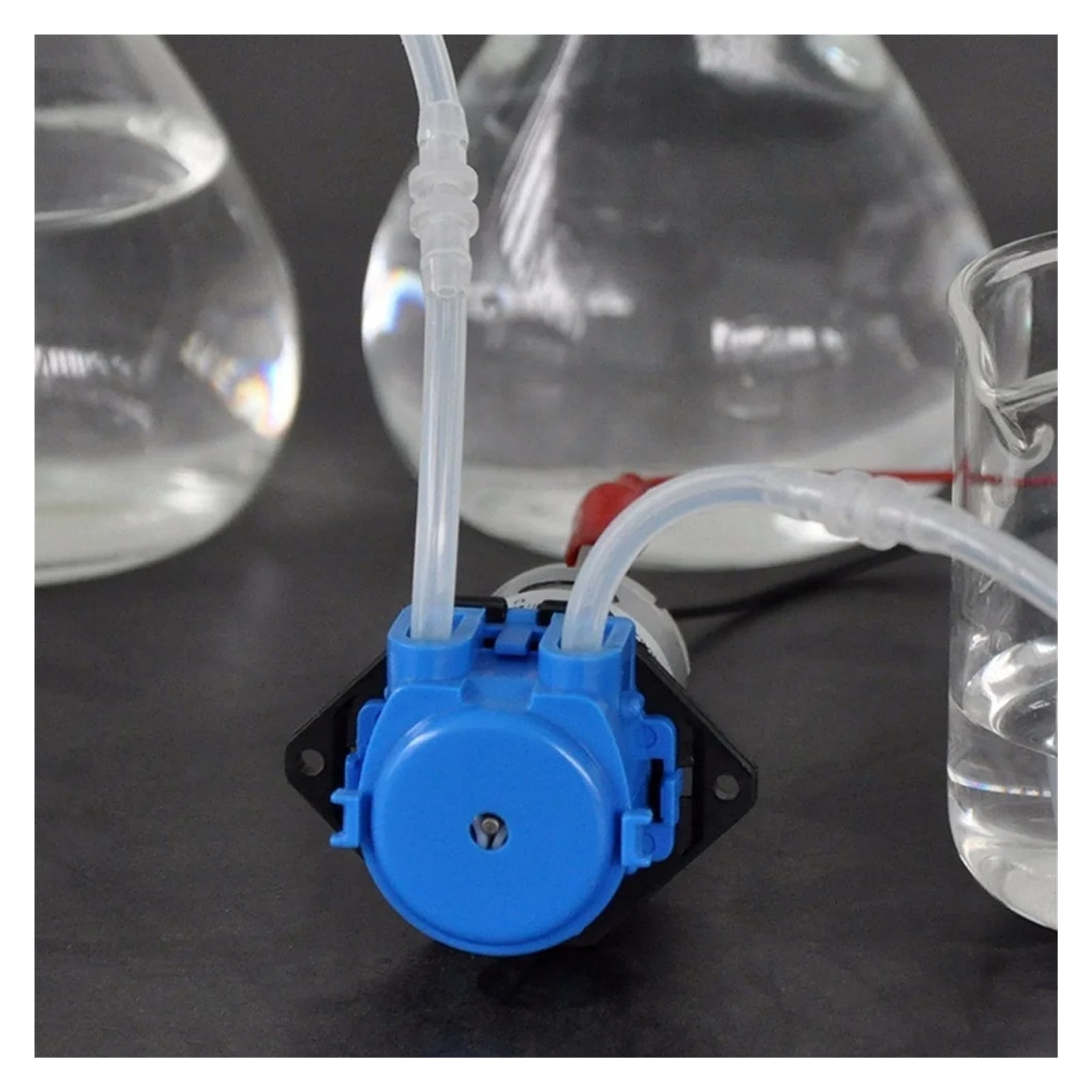 1PCS DC 12V 24V Dosing Pump Peristaltic Pumps Dosing Head With Connector Aquarium Lab Analytic Diy Liquids Motor Tool ,Easy to Use - BLUE_12V-S10