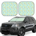 thumbnail image 2 of Daiia Duck Cartoon 2PCS Car Windshield Sun Shade, Foldable Sun Shield for Car Front Window, Auto Sun Blocker Visor Protector Universal for Truck SUV Pickup-Medium, 2 of 7