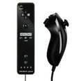 thumbnail image 2 of 2 in 1 Remote & Nunchuck Controller Remote Controller Gamepad Black, 2 of 5