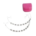 thumbnail image 3 of Decoración de dientes temporales de color con caja de almacenamiento Cuidado Fácil Alineación Práctico claro, 3 of 9