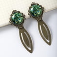 thumbnail image 3 of Peacock feathers Vintage Copper-Colored Lace Bookmarks: a Stainless Steel Reading Accessory Set -Book Markers for Book Lovers, 3 of 5