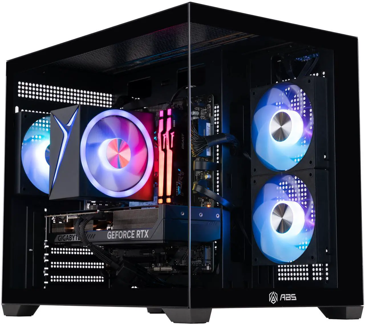 ABS Flux II Aqua Gaming PC - Windows 11 - Intel Core i7-14700F