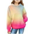 thumbnail image 2 of Mercatoo Cute Hoodies for Teen Girls Trendy 𝐏reppy Plaid 𝐇ooded Sweatshirts Oversized Long Sleeve Sweater Tween Girl Clothes, 2 of 4