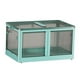 thumbnail image 2 of Armario de ropa portátil BLESIY Contenedor de almacenamiento plegable con ruedas guardarropa azul, 2 of 8
