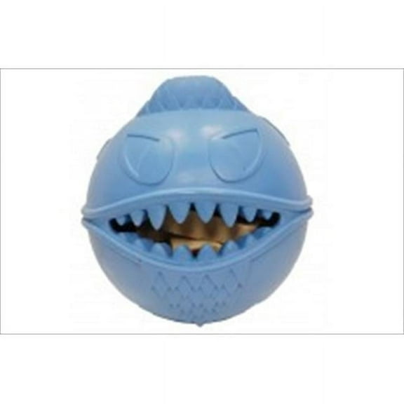 Jolly Pet Monster Ball Rubber Dog Toys, 2.5", Blue