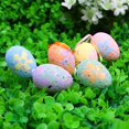 thumbnail image 4 of Style 1 6 uds lindos huevos de Pascua de espuma manualidades Diy decoración colgante para premios de aula de Pascua, 4 of 5