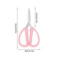 thumbnail image 2 of DPTALR Stainless Steel Household Scissors For Office And Study Students Cutting Plastic Handles Cutting Fabrics Cutting Thread Ends Pointed DIY Small Scissors, 2 of 5