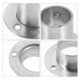 thumbnail image 4 of 4 soportes de acero inoxidable para barras de armario., 4 of 8
