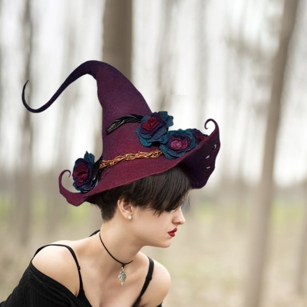 12 piezas de sombrero de bruja para disfraz de Halloween con cuerda colgante para decoración de patio de Halloween | en línea 12 piezas de sombrero de bruja para disfraz de Halloween con cuerda colgante para decoración de patio de Halloween | en línea