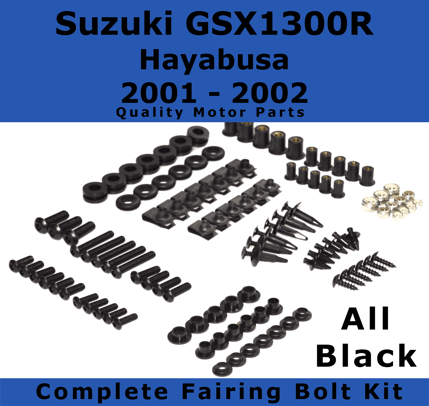 Complete Fairing Bolt Kit Body Screws for Suzuki GSX1300R Hayabusa 2008-2016