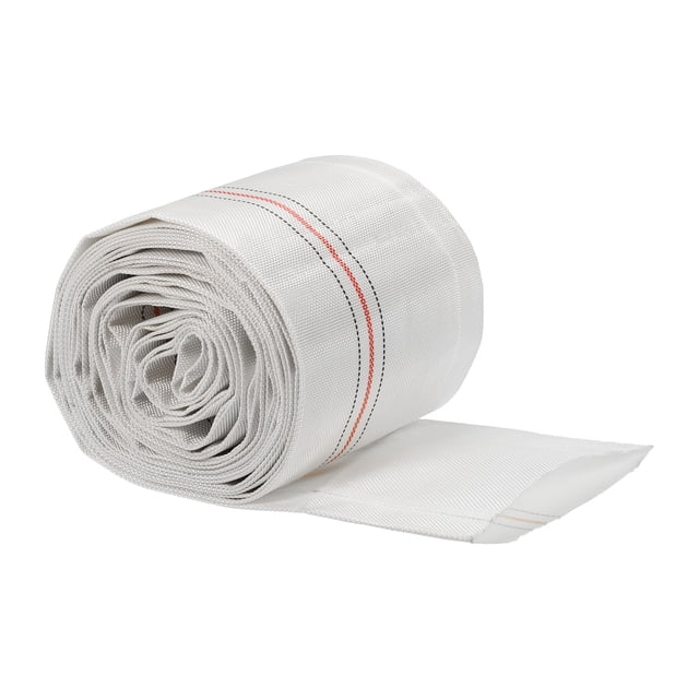 Unique Bargains Lightweight Backwash Hose Lay Flat Reinforced Discharge PVC Hose 4' ID 25ft for Swimming Pool