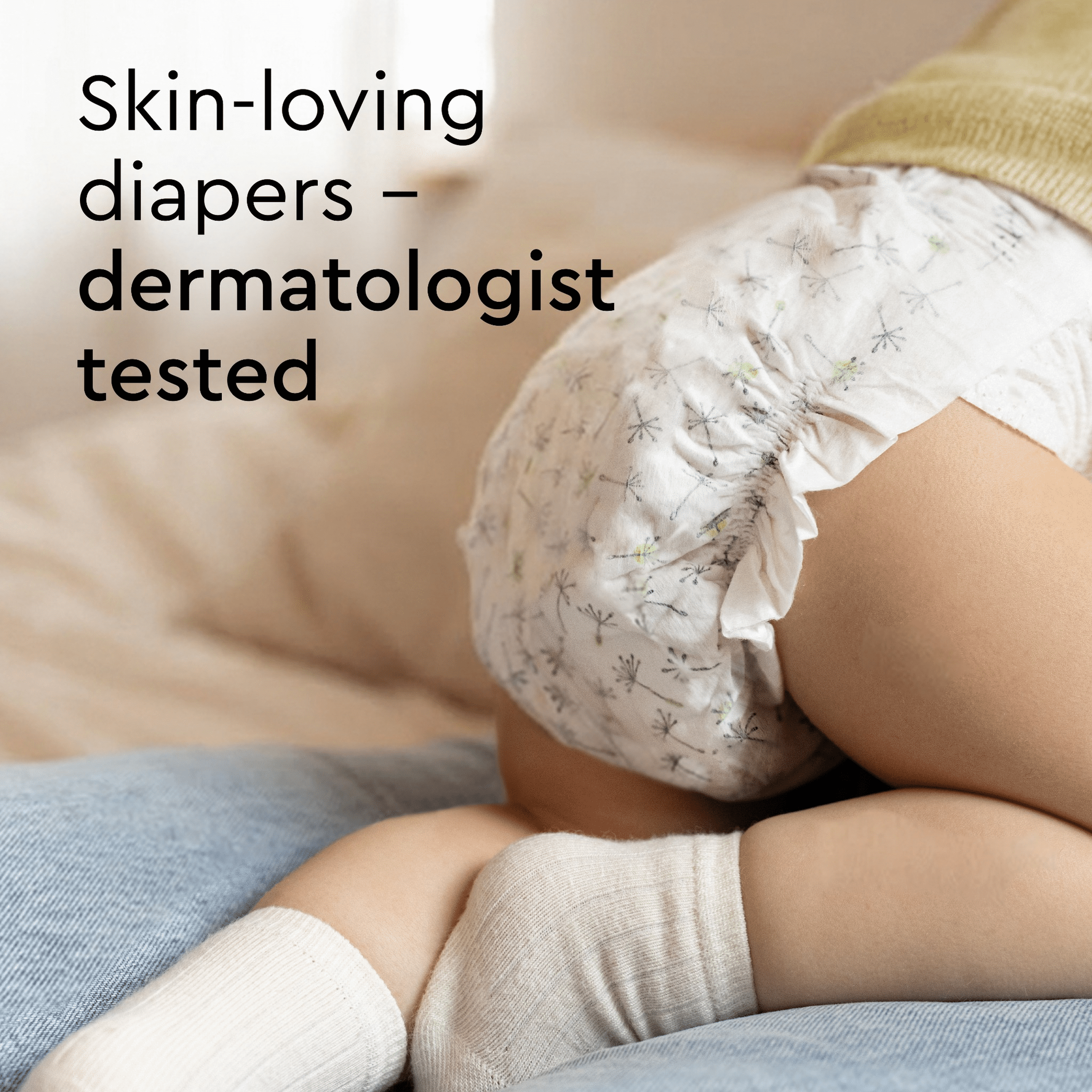 LILLYDOO Baby Diapers Skinfriendly Size 4 (20+ lbs), 75 Count (Select for More Options)
