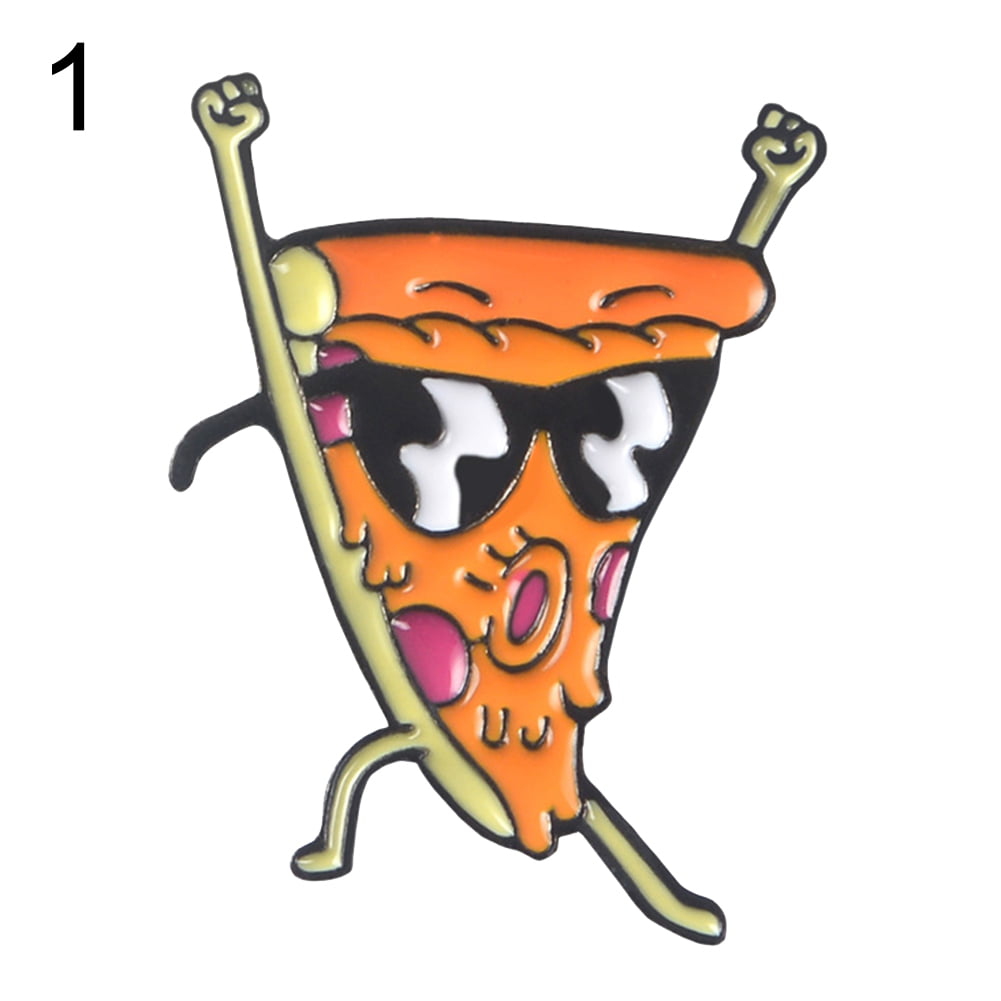 Funie Funny Cartoon Pizza Enamel Brooch Pin Bag Shirt Collar Lapel Badge  Jewelry Gift | Walmart Canada