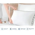 thumbnail image 4 of Dearfoams Cozy Gusseted Bed Pillow 2PK Standard, White, 4 of 6