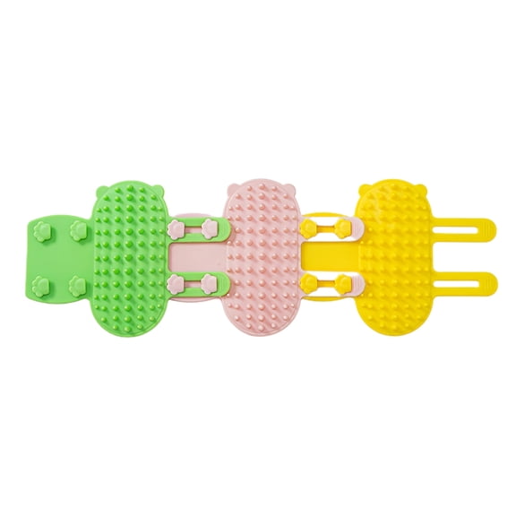 3PCS Cats Scratcher Pad SelfGrooming Stress Reduce Corner Brush Massage Tool