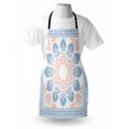 thumbnail image 3 of Greek Key Apron Pastel Pink White and Blue Round Floral Grecian Fret Hellenic Ornament, Unisex Kitchen Bib Apron with Adjustable Neck for Cooking Baking Gardening, Baby Blue Blush White, by Ambesonne, 3 of 3
