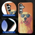thumbnail image 7 of FKBRCL4U Compatible with Samsung Galaxy S24 Case Cartoon Cute Sunglasses Golden Retriever Pattern for Girl Full Body Design Soft Silicone Drop Shock Scratch Protection, 7 of 7