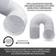 thumbnail image 2 of Manguera de Escape portátil para Aire Acondicionado Reemplazo de ventilación de Aire Acondicionado de habitación Flexible Universal, 2 of 4