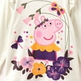 thumbnail image 5 of Peppa Pig Toddler Girls Set Graphic Crewneck Tee Sweatshirt and Leggings Halloween Outfit 2-Piece Set 3T, 5 of 10