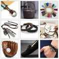 thumbnail image 4 of 5m x 3mm Round Genuine Leather String Cowhide Leather Cord Coconut Brown Natural Yak Hide Suede Rope Beading Threads, 4 of 9