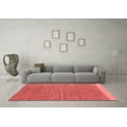 thumbnail image 3 of Ahgly Company Indoor Rectangle Abstract Red Modern Area Rugs, 5' x 8', 3 of 4