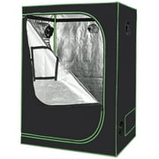 ZENSTYLE 24"x48"x60" Indoor Hydroponic Iron Frame Grow Tent with Observation Window and Floor Tray