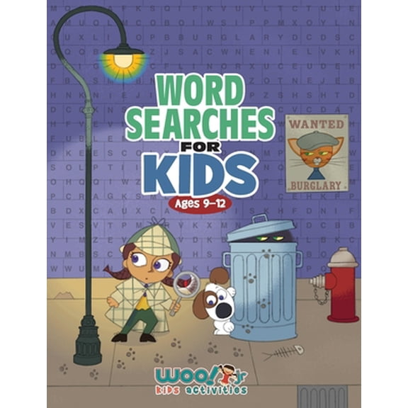 Pre-Owned Word Search for Kids Ages 9-12: Reproducible Worksheets for Classroom & Homeschool Use (Woo! Jr. Kids Activities Books)