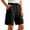 *Black, variant on Women's High Waist Button Cargo Shorts with Pocket,Casual Outdoor Summer Shorts Blue,Women's Plus S