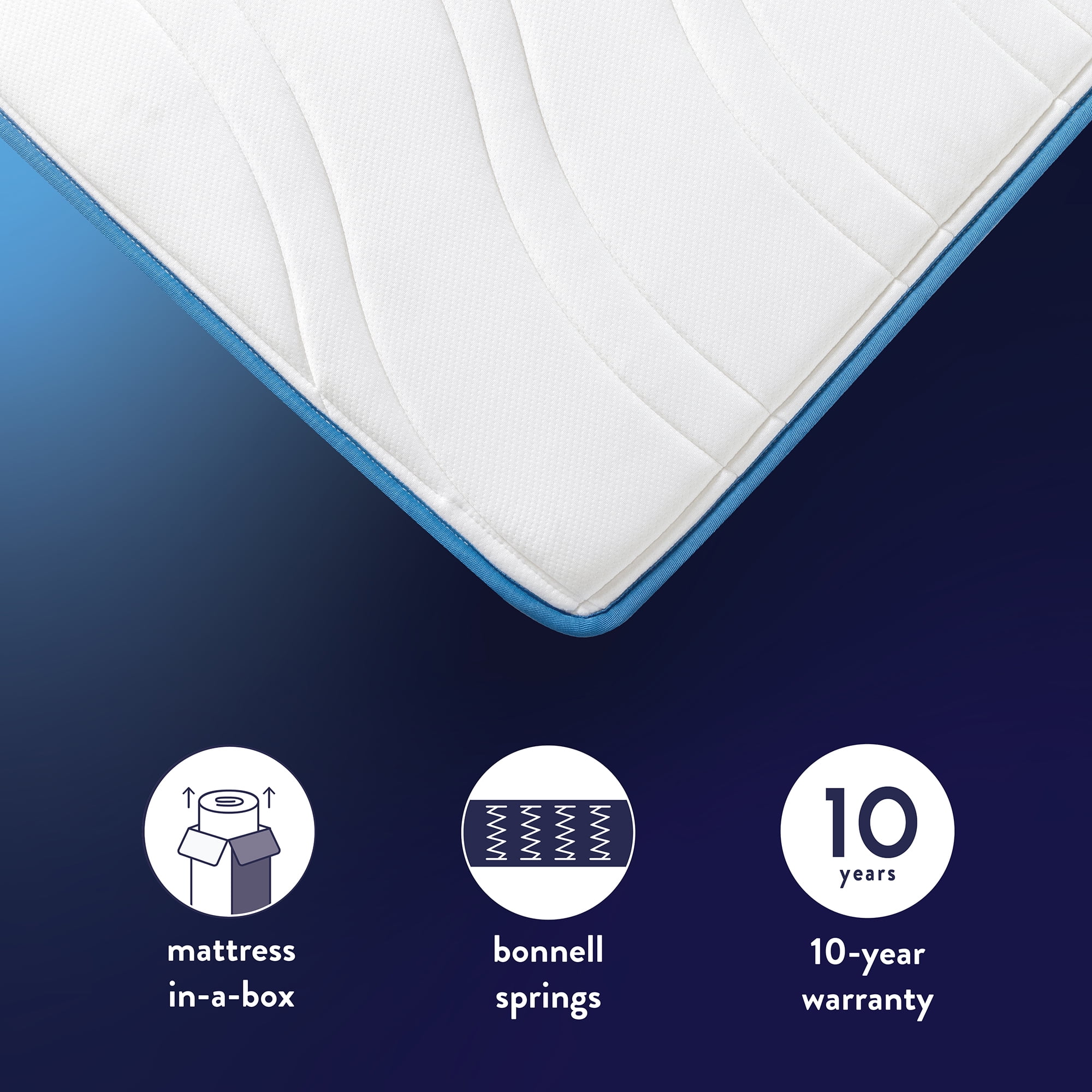Best Price Mattress 6” Tight Top Bonnell Hybrid Mattress in a Box, Twin