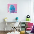 thumbnail image 3 of Stupell Industries Funny Blue Cat Animals Painting Wrapped Canvas Art Print Wall Art, 24 x 24, 3 of 8