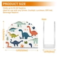 thumbnail image 4 of Yayeee Napkin Holder for Table Kitchen Paper Tissue Organization, Dinosaur Pattern, 4 of 8