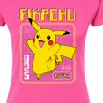 thumbnail image 3 of Pokémon - Retro Pikachu - Juniors Fitted Graphic T-Shirt, 3 of 5