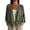 Army Green, variant on Womens Loose Top Baeitkot Womens Loose Quarter Sleeve Button 3/38 Sleeve V-neck Casual Village Top Navy S