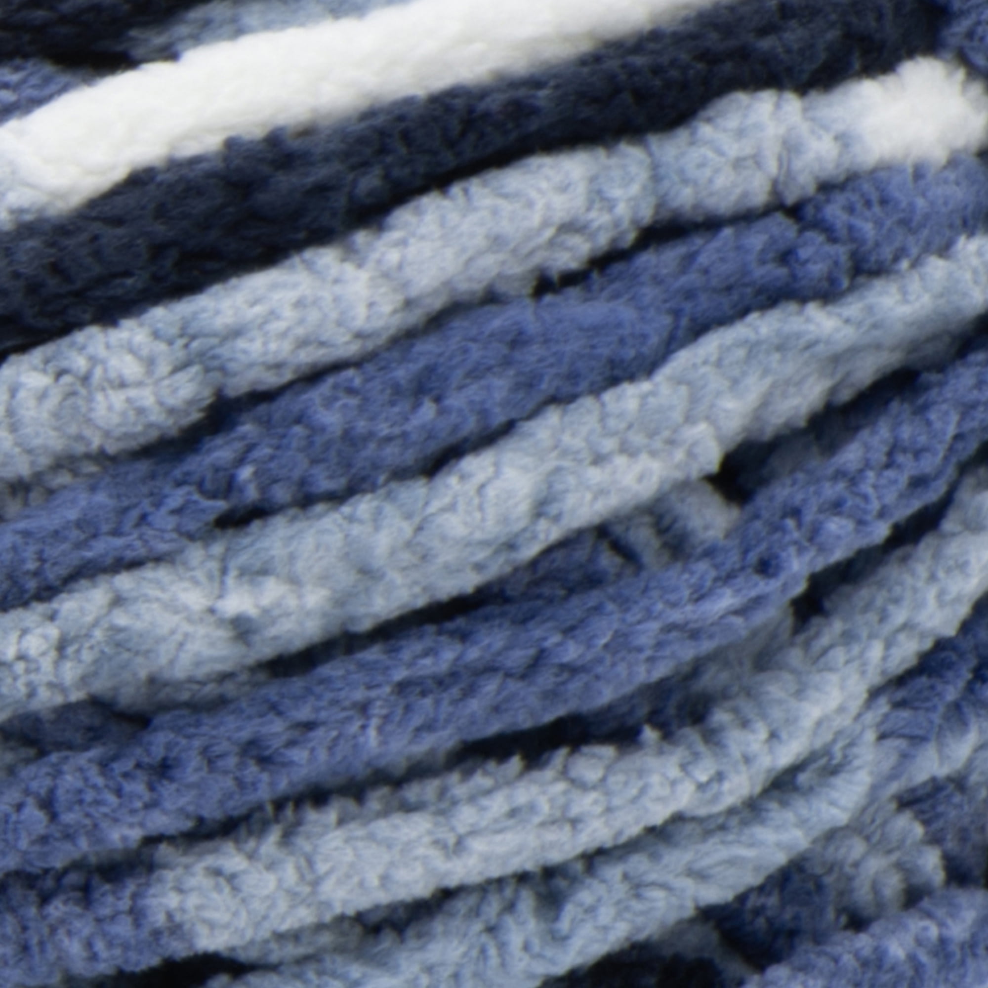 Bernat® Blanket™ #6 Super Bulky Polyester Yarn, Faded Blues 10.5oz/300g, 220 Yards (4 Pack)
