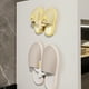 thumbnail image 4 of Organizadores de armario y almacenamiento Zapatero Zapatero para baño Ganchos de pared Escurridor de pared Estantes Escurridor de pared Estantes de plástico sin agujeros Zapatero para baño, 4 of 5