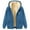 Blue1, variant on Womens Lined Full Zip Hoodie Jackets Thermal Warm Sherpa Zipper up Sweatshirts Coats Casual Trendy Cute Dog Paw Print Comfortable Soft Thickened Hooded Outwear Black1 XXL