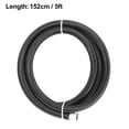 thumbnail image 5 of AN6 3/8" 5ft Fuel Line Hose Nylon Stainless Steel Car Engines Braided Tube Black, 5 of 7