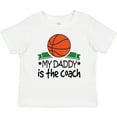 thumbnail image 3 of Inktastic Basketball My Daddy is the Coach Boys or Girls Baby T-Shirt, 3 of 5