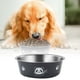 thumbnail image 4 of Acero inoxidable Slip Pet Bowl Universal Bowl y gatos derrame cuenca de alimentación cuenco de agua de grado alimenticio duradero gato y el cuenco de comida para perros, 4 of 6